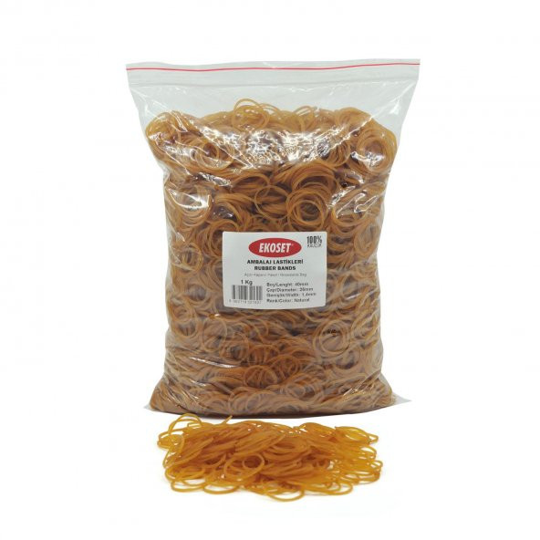 Ekoset 40mm Kauçuk Paket Ambalaj Lastiği 12Kg Koli - Resim 2