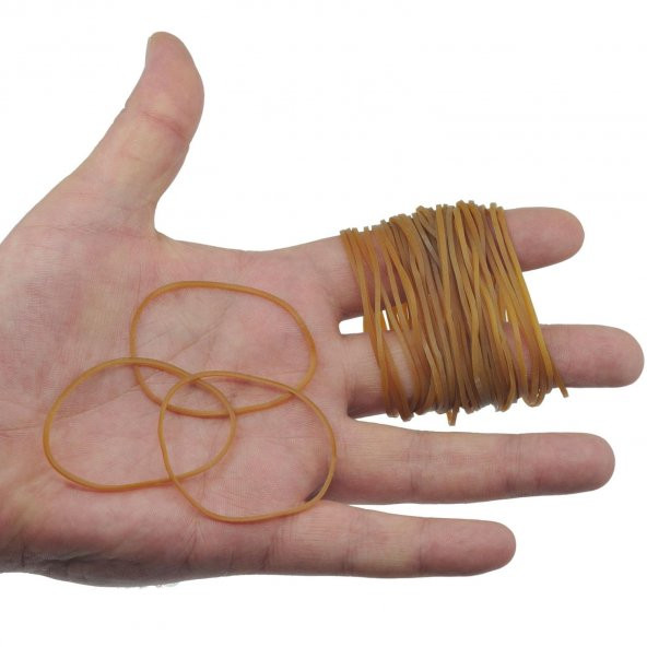 Ekoset Kauçuk Paket Ambalaj Para Lastiği 70lik 500 Gram 70mm - Resim 2