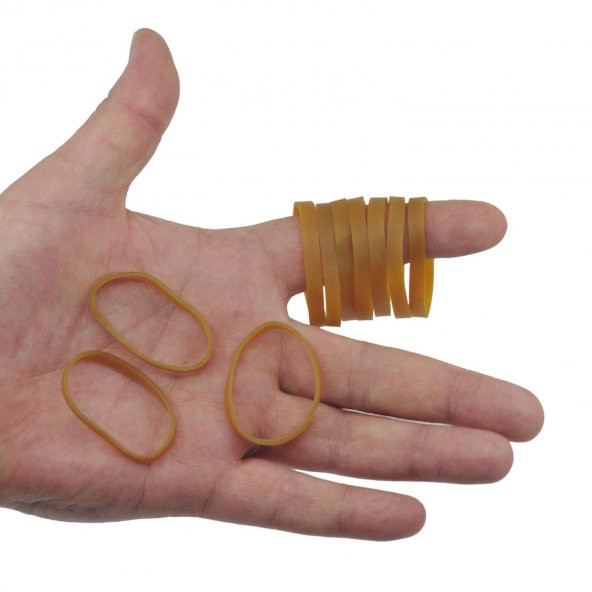 Ekoset 50x5mm Geniş Kauçuk Paket Ambalaj Lastiği 100 Adet - Resim 2