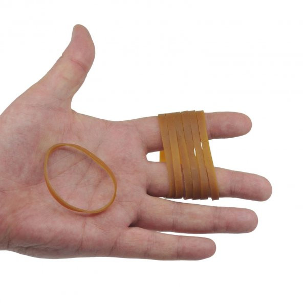 Ekoset 70x5mm Geniş Kauçuk Paket Ambalaj Kasa Lastiği 1.000 Adet - 2
