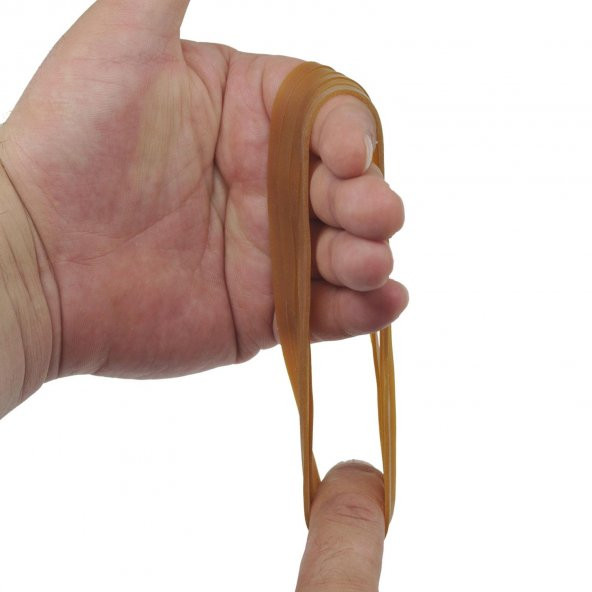 Ekoset 150x5mm Geniş Kauçuk Paket Ambalaj Kasa Lastiği 100 Adet - 3