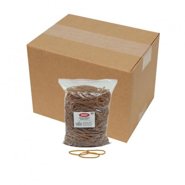 Ekoset 180x3 Geniş Kauçuk Paket Ambalaj Lastiği 12Kg Koli (180x3)