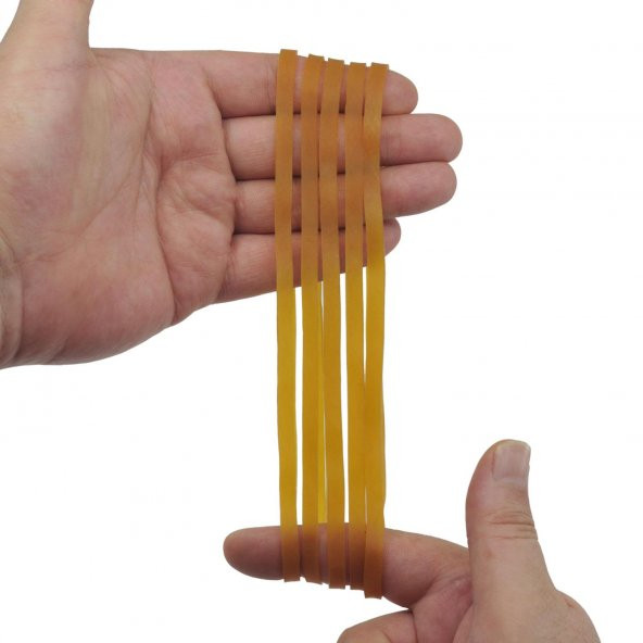 Ekoset 180x5mm Geniş Kauçuk Paket Ambalaj Kasa Lastiği 1.000 Adet - Resim 2