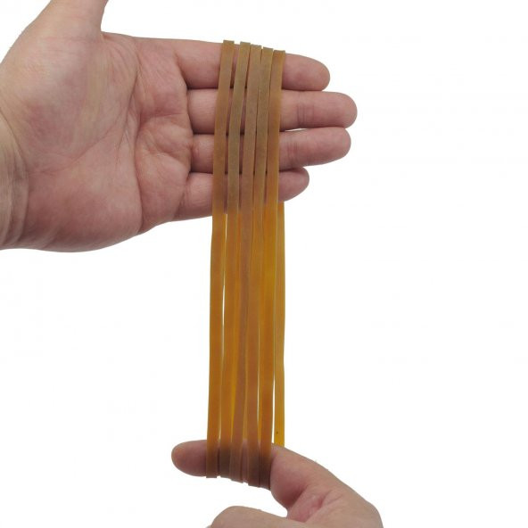 Ekoset 220x5mm Geniş Kauçuk Paket Ambalaj Kasa Lastiği 100 Adet - Resim 2