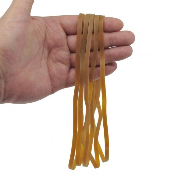 Ekoset 220x5mm Geniş Kauçuk Paket Ambalaj Kasa Lastiği 100 Adet - Resim 4