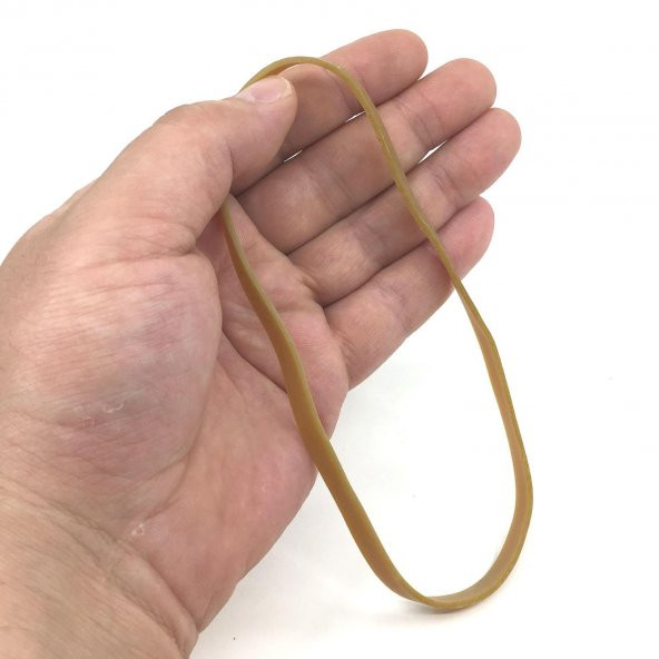 Ekoset 180x6mm Geniş Kauçuk Paket Ambalaj Kasa Lastiği 1.000 Adet - Resim 3