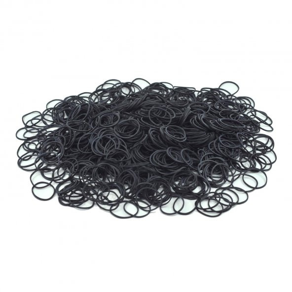 Ekoset Siyah Paket Ambalaj Para Lastiği 40mm 10.000 Adet - Resim 3