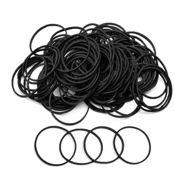 Ekoset Siyah Paket Ambalaj Para Lastiği 40mm 10.000 Adet - Resim 9