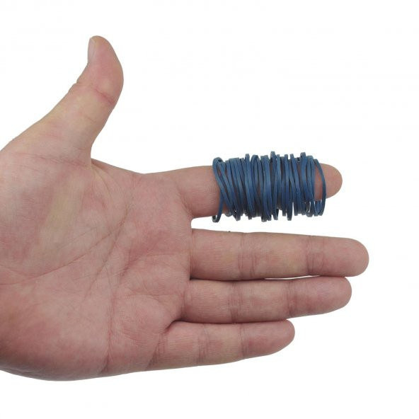 Ekoset Mavi Paket Ambalaj Para Lastiği 40mm 10.000 Adet - 2