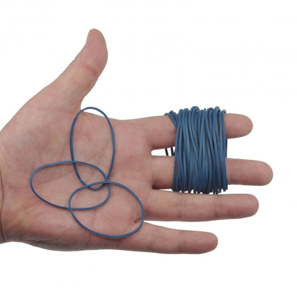 Ekoset Mavi Paket Ambalaj Para Lastiği 1000 Adet 70mm - Resim 2