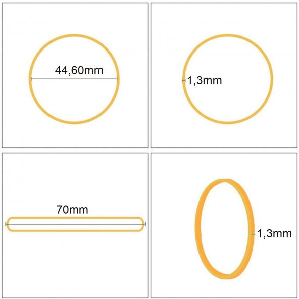 Ekoset Mavi Paket Ambalaj Para Lastiği 70mm 10.000 Adet - 6
