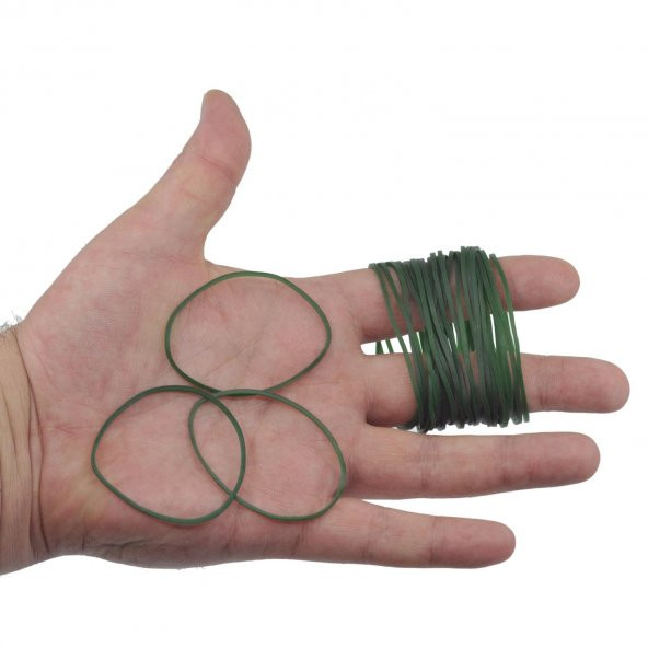Ekoset Yeşil Paket Ambalaj Para Lastiği 1000 Adet 70mm - Resim 2