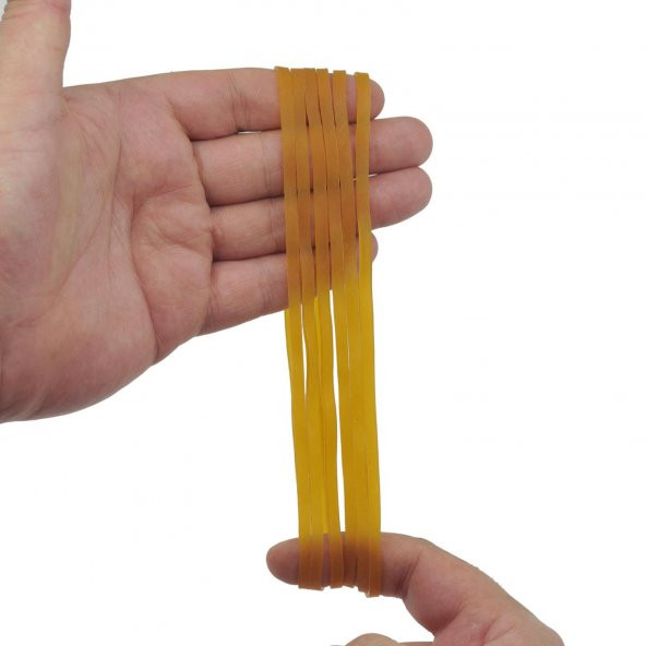 Ekoset 180x3mm Geniş Kauçuk Paket Ambalaj Kasa Lastiği 1Kg - Resim 2