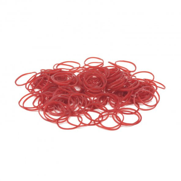 Ekoset Kauçuk Paket Ambalaj Toka Para Lastiği 40mm Kırmızı 1Kg - 2