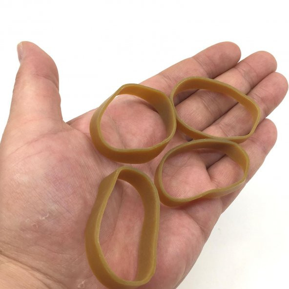 Ekoset 65x10mm Geniş Kauçuk Paket Ambalaj Lastiği 100 Adet - 6