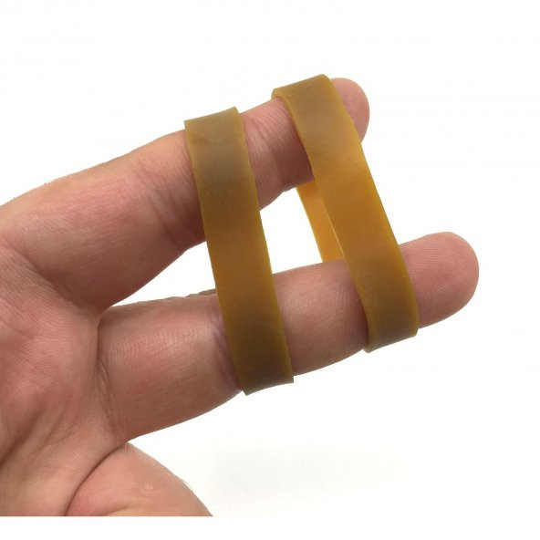 Ekoset 65x10mm Geniş Kauçuk Paket Ambalaj Lastiği 100 Adet - 8