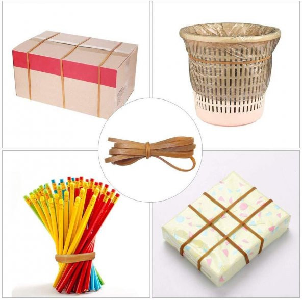 Ekoset 50x5mm Geniş Kauçuk Paket Ambalaj Lastiği 1Kg - Resim 2