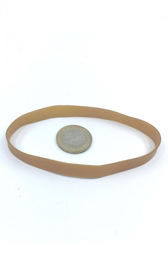 Ekoset 130x10mm Geniş Kauçuk Paket Ambalaj Kasa Lastiği 100 Adet - 8