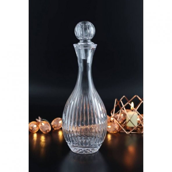 Alegre Glass Damla Karaf Sürahi 12x36 Cm KDM.012.00.000