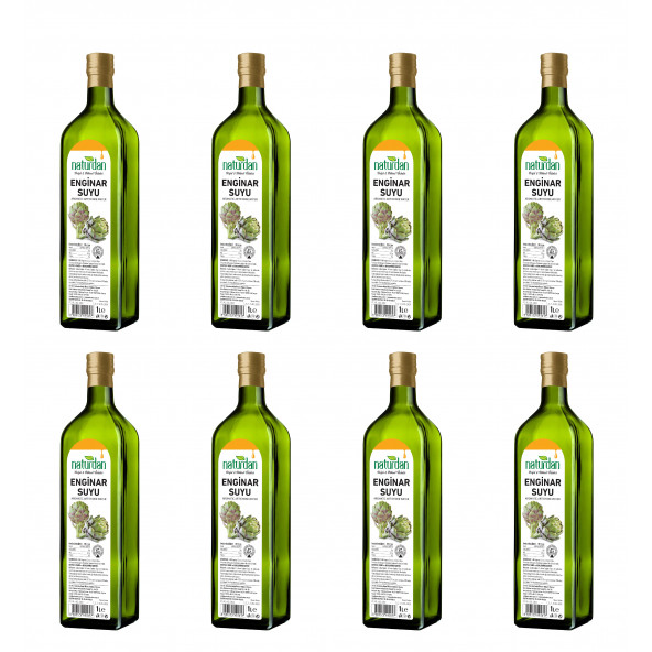 Naturdan Enginar Suyu 1 Lt 8 Adet