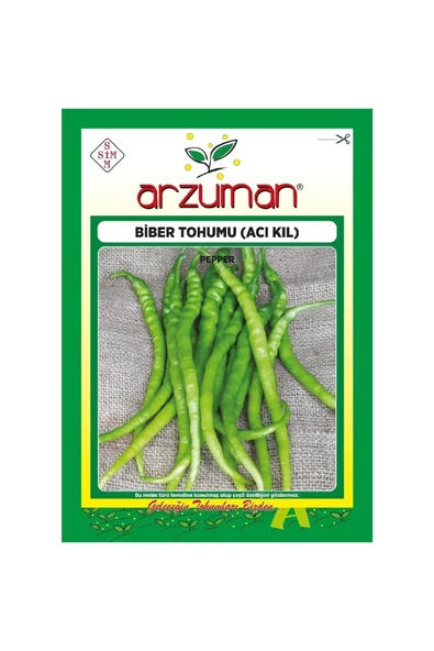 ARZUMAN ACI KIL BİBER TOHUMU 10 GRAM ürün görseli 1