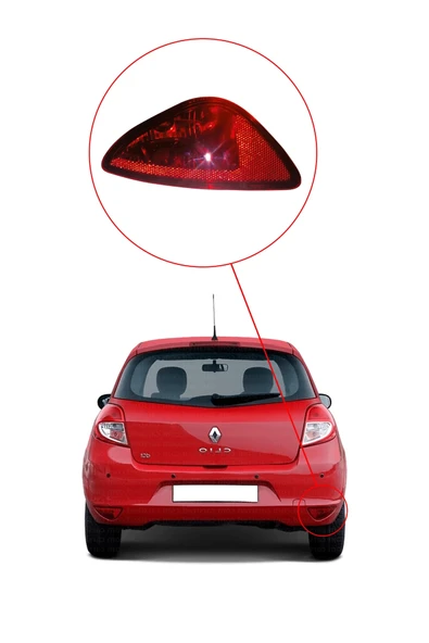 KR-415 / RENAULT CLİO - 3 ARKA SİS FAR LAMBASI SAĞ - Resim 4
