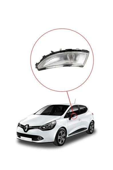 KR-567 / RENAULT CLİO - 4 AYNA SİNYAL LAMBASI SOL - Resim 3