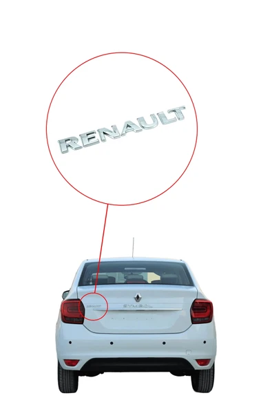 KR-466 / RENAULT CLİO 3  ARKA YAZI ( RENAULT ) ( YENİ MODEL ) - 2