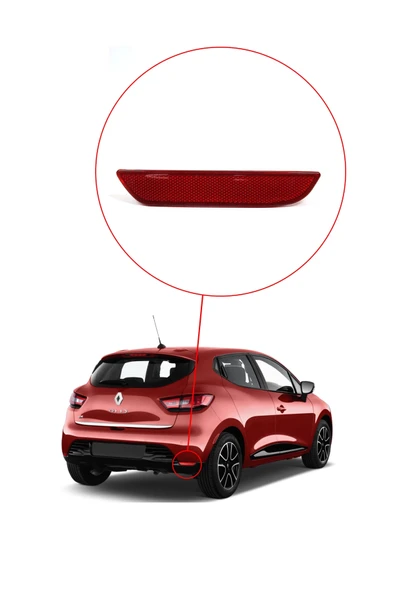 KR-696 / RENAULT CLİO - 4 ARKA TAMPON REKLEKTÖRÜ SAĞ - Resim 4