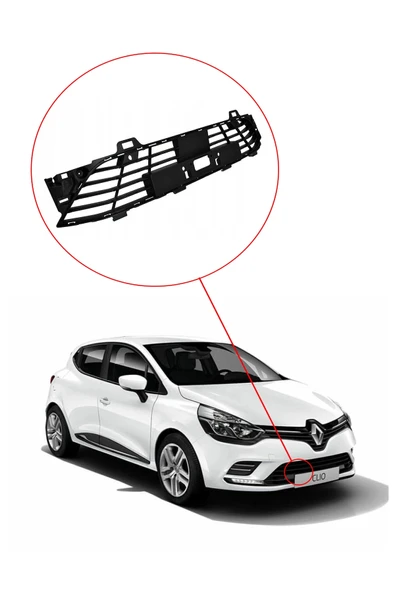 KR-575 / RENAULT CLIO 5 ÖN TAMPON ALT IZGARA PLASTİĞİ - 2