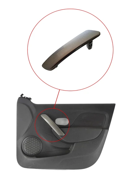 KR-304 / RENAULT SYMBOL / D.SANDERO KAPI İÇ KOLÇAK TAKIMI ( DESENLİ ) - Resim 2