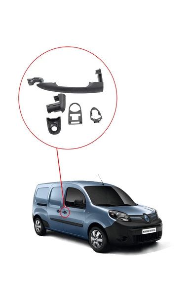 KR-236 / RENAULT CLİO - 3  KAPI DIŞ AÇMA KOLU ( TAKIMI ) - Resim 3