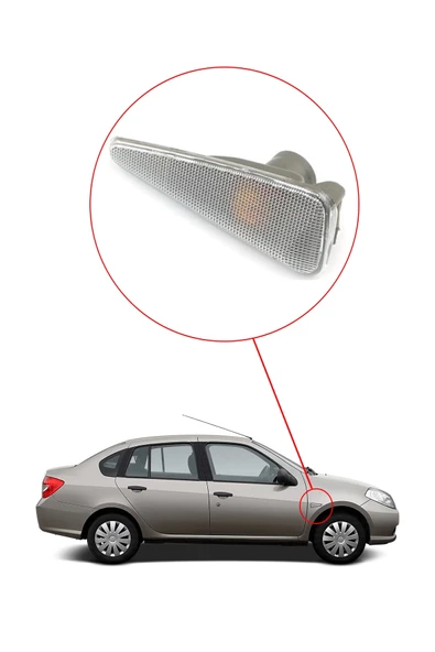 KR-556 / RENAULT CLİO  ÇAMURLUK SİNYAL LAMBASI SAĞ ( 2009 MODEL ) - Resim 4