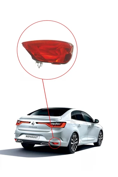 KR-706 / RENAULT MEGANE 4 ARKA SİS FAR LAMBASI SAĞ ( SEDAN MODEL ) - Resim 4