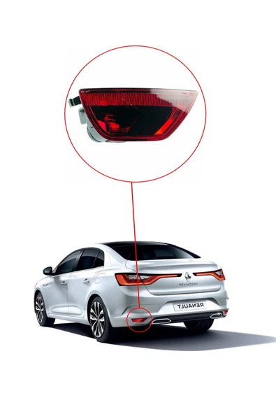 KR-434 / RENAULT MEGANE 3 ARKA SİS FAR LAMBASI SOL - Resim 3