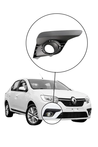 KR-686 / RENAULT SYMBOL SİS FAR ÇERÇEVESİ SAĞ ( SİSLİ ) - Resim 2