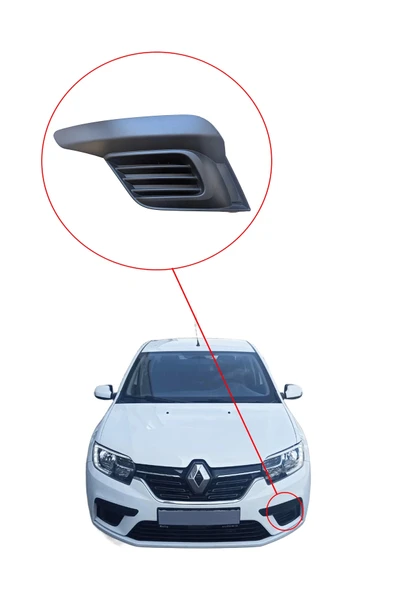 KR-683 / RENAULT SYMBOL SİS FAR ÇERÇEVESİ ( SİSSİZ ) SOL - 3