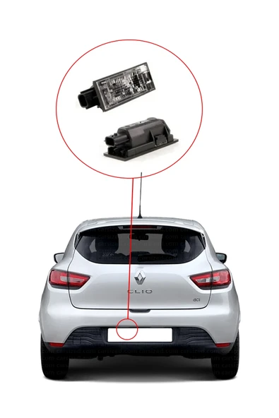 KR-554 / RENAULT MEGANE - 2  PLAKA AYDINLATMA LAMBASI - 3
