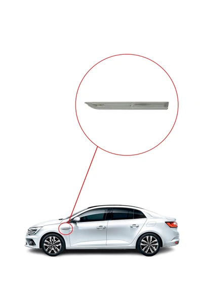 KR-243 / RENAULT MEGANE 4  ÇAMURLUK ÇITASI KROM SOL - Resim 3