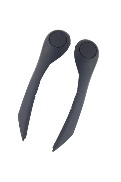 KR-585 / RENAULT MEGANE 2 KAPI İÇ KOLÇAK KAPAK TAKIM SİYAH SOL- SAĞ ürün görseli 1