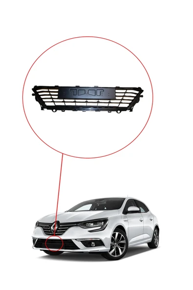 KR-715 / RENAULT MEGANE 4 ÖN TAMPON ALT IZGARA PLASTİĞİ ( HATCBACK-SEDAN ) - Resim 2