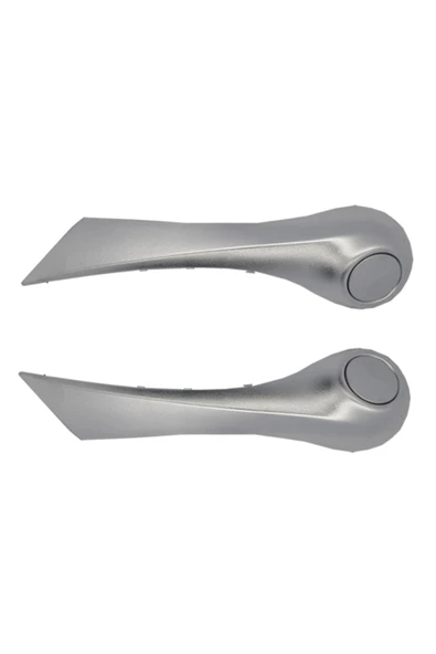 KR-584 / RENAULT MEGANE 2 KAPI İÇ KOLÇAK KAPAK TAKIM  KROM SOL- SAĞ ürün görseli 1