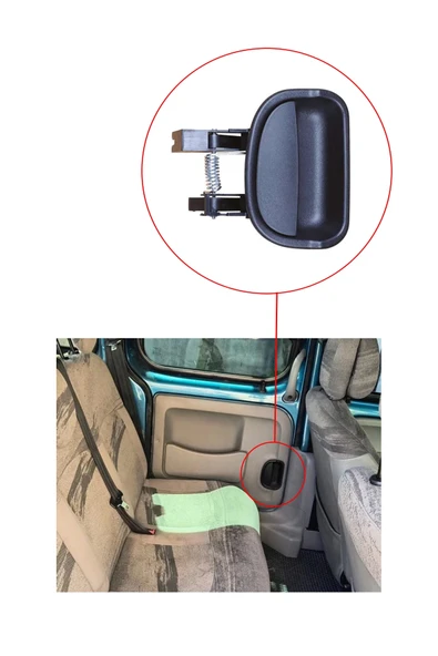 KR-699 / RENAULT KANGOO KAPI İÇ AÇMA KOLU SOL ( YAN SÜRGÜLÜ ) - Resim 3