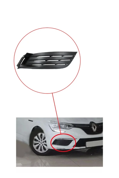 KR-714 / RENAULT MEGANE 4 SİS FAR ÇERÇEVESİ ( SİSSİZ ) SAĞ ( HATCBACK MODEL ) - Resim 2