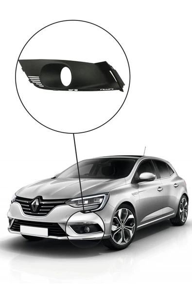 KR-707 / RENAULT MEGANE 4 SİS FAR ÇERÇEVESİ ( SİSLİ ) SOL ( SEDAN MODEL ) - Resim 3