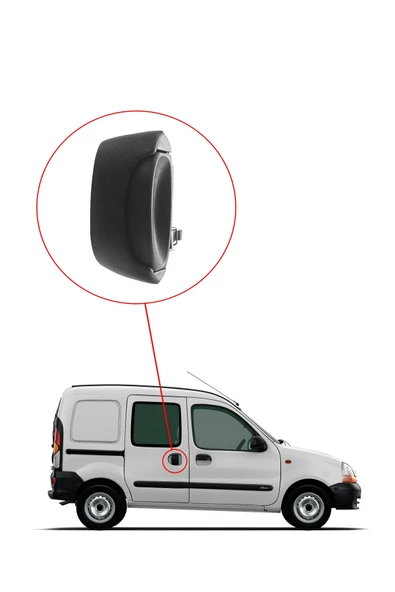KR-698 / RENAULT KANGOO KAPI DIŞ AÇMA KOLU SOL ( YAN SÜRGÜLÜ ) - Resim 3