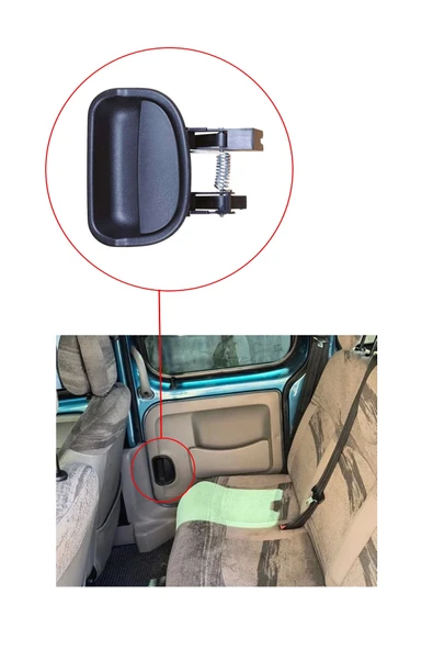KR-703 / RENAULT KANGOO KAPI İÇ AÇMA KOLU SAĞ ( YAN SÜRGÜLÜ ) - Resim 3