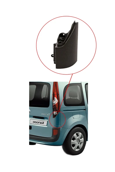 KR-544 / RENAULT KANGOO 3  STOP ALT PLASTİĞİ ( TEK KAPI ) SAĞ - Resim 3