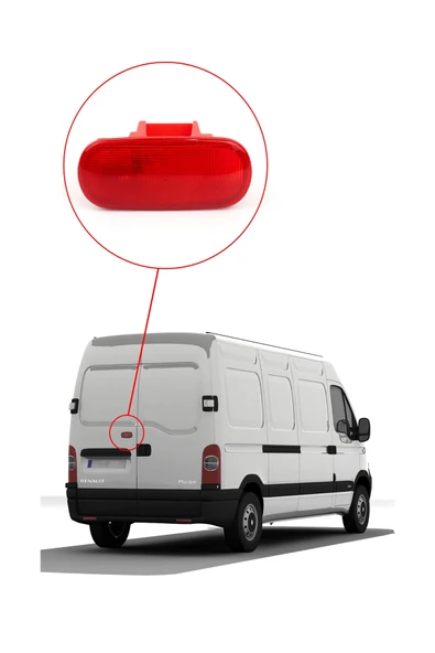 KR-596 / RENAULT MASTER 2  BAGAJ ORTA 3. STOP LAMBASI - Resim 5