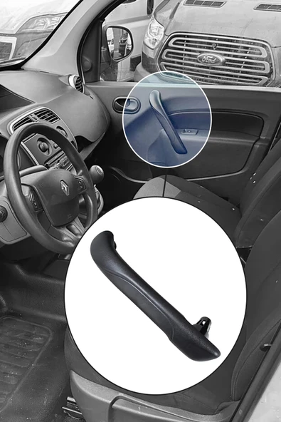 KR-609 / RENAULT KANGOO3  KAPI İÇ KOLÇAK TAKIM SAĞ (SİYAH) - Resim 6